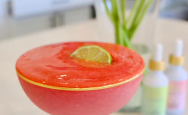 Strawberry Daiquiri Mushroom Mocktail